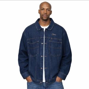 Starbury Stephon Marbury Men’s XL Denim Jean Jacket Blue Cotton Steve & Barry’s